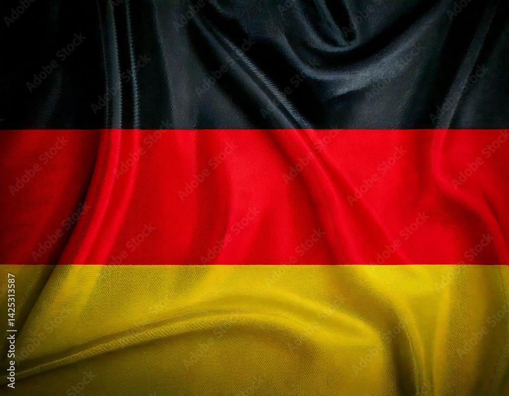 Obraz premium Germany flag white backround