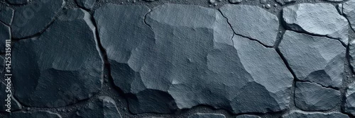 Panel kuchenny z motywem Dramatic grey and white slate, sharp contrast, strong lines , seamless, background