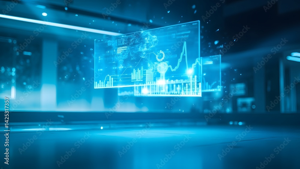 custom made wallpaper toronto digitalHologram display for business and technology