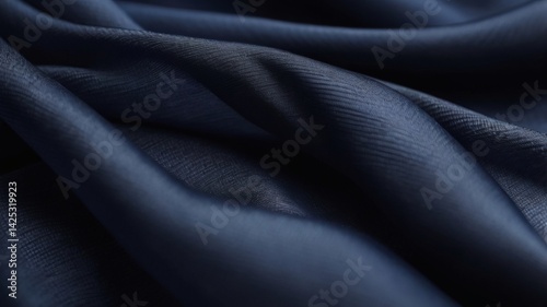 Close-up of a smooth fabric texture in deep rich color