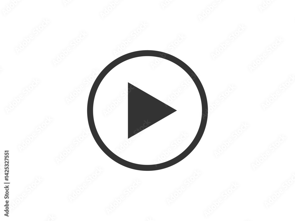 play button vector icon play button vector icon