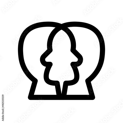 Line Empathy Icon
