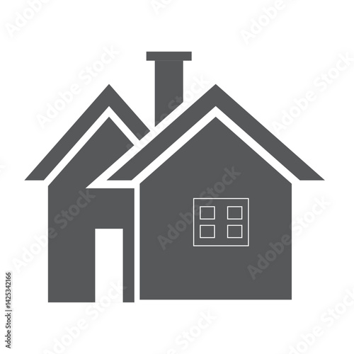House and building icon set