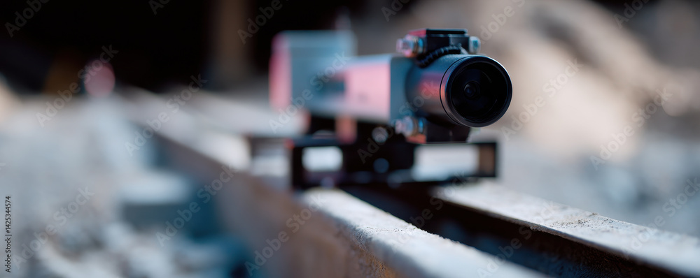 Fototapeta premium multi sensor system integrated into pipeline for monitoring