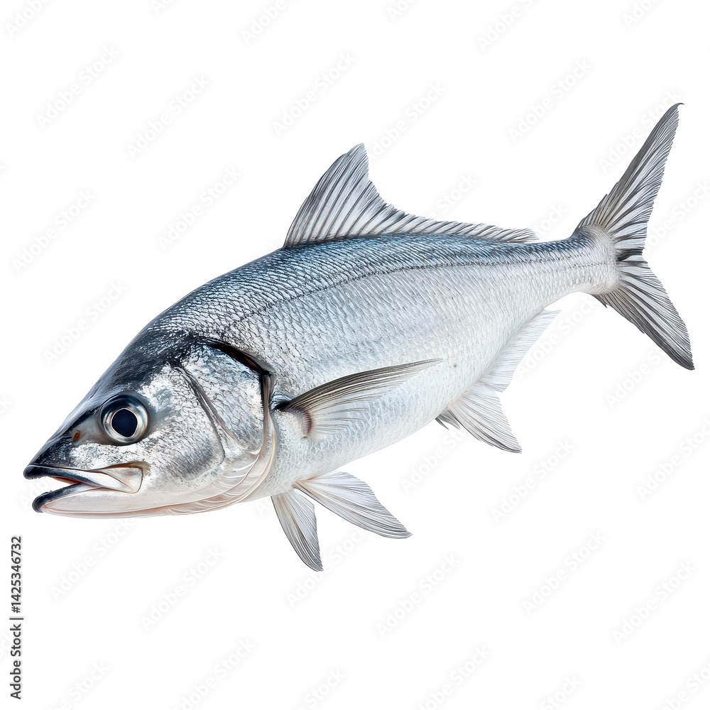 Fish swimming in clear water environment showing detailed scales and fins Fish swimming in clear water environment showing detailed scales and fins