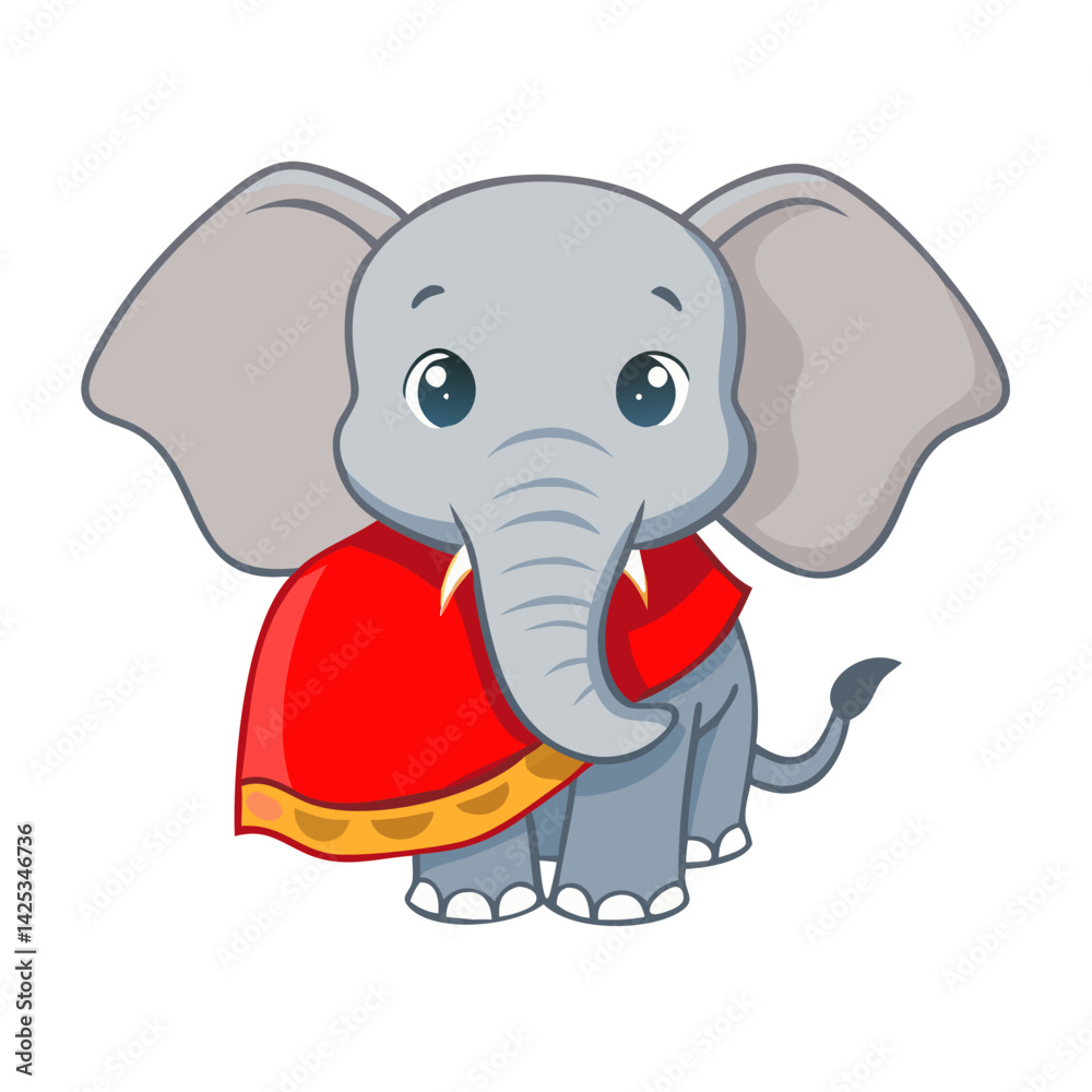 Naklejka premium Elephant: The Majestic Giant of the Animal Kingdom