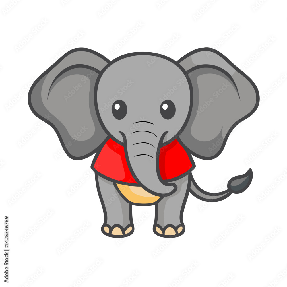 Fototapeta premium Elephant: The Majestic Giant of the Animal Kingdom