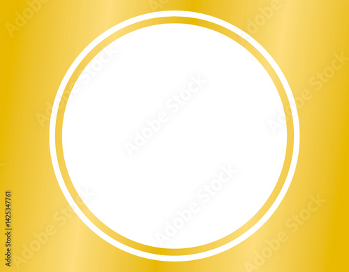frame border gold design transparent background