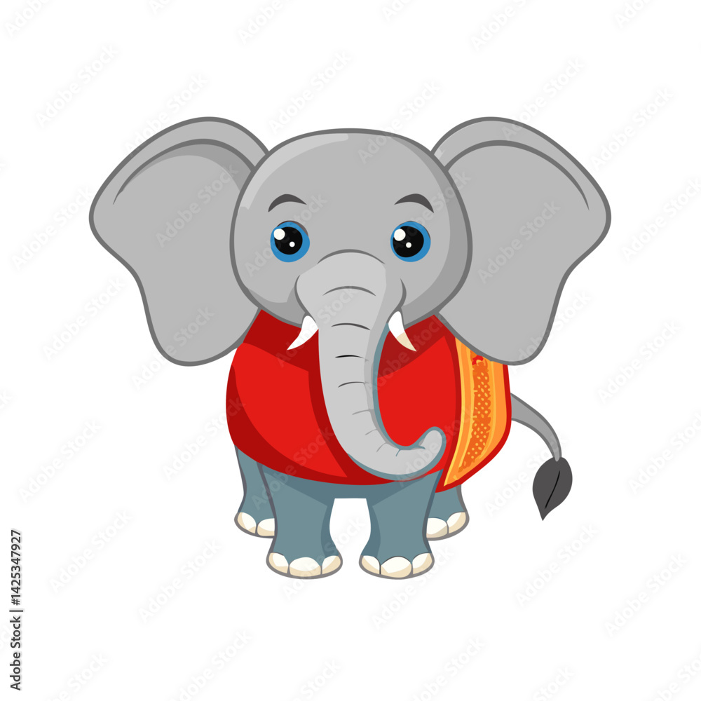 Naklejka premium Elephant: The Majestic Giant of the Animal Kingdom