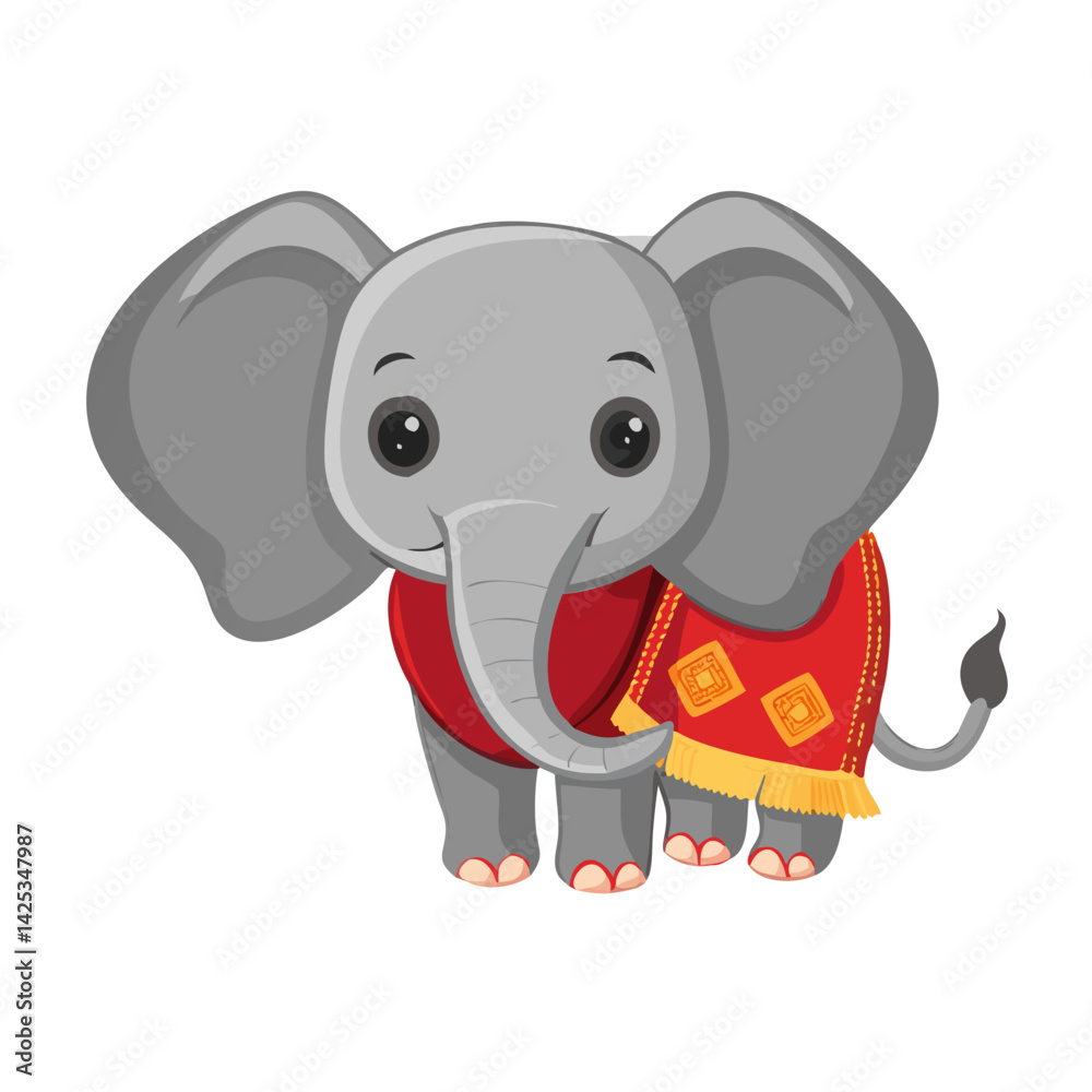 Naklejka premium Elephant: The Majestic Giant of the Animal Kingdom