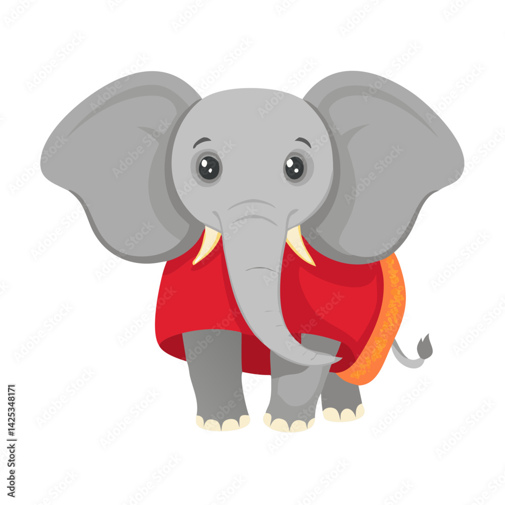 Naklejka premium Elephant: The Majestic Giant of the Animal Kingdom