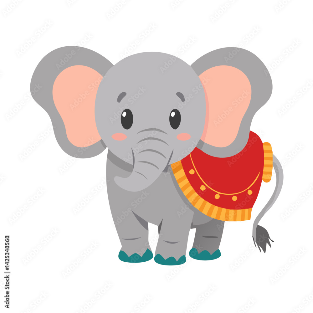 Fototapeta premium Elephant: The Majestic Giant of the Animal Kingdom