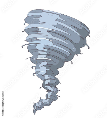 3d rendered illustration of a tornado 