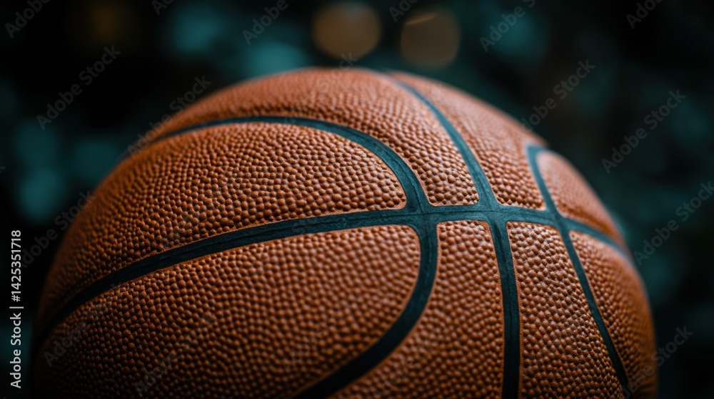 Close-up of a basketball Close-up of a basketball