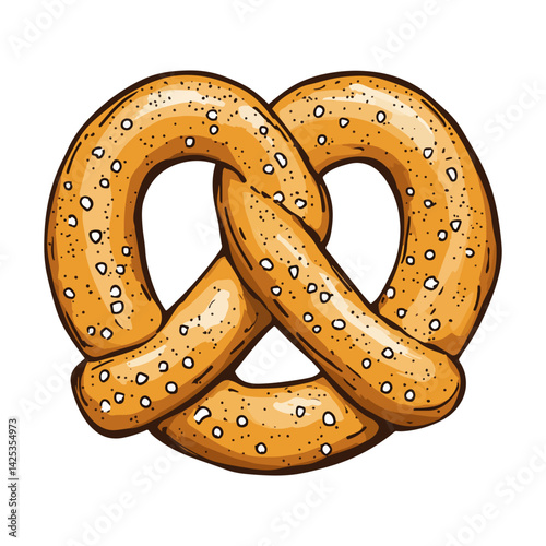pretzel,vector