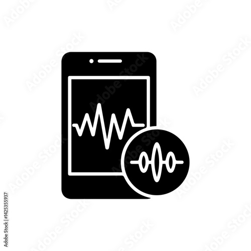Smartphone with Soundwave Emphasizing Mobile Audio Content Creation