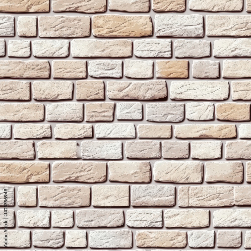 Beige brick wall pattern Beige brick wall pattern
