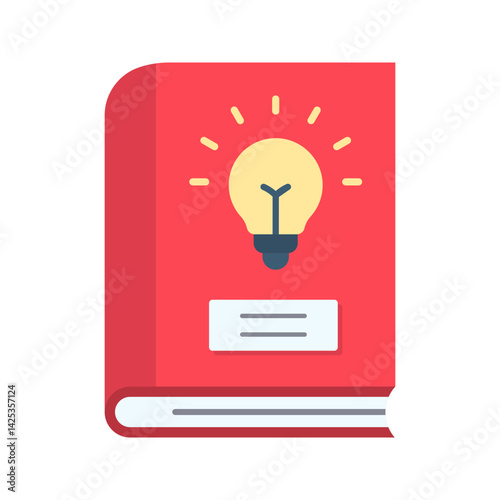 Book Idea icon vector image. Suitable for mobile apps, web apps and print media.