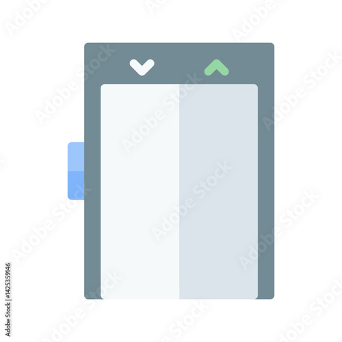 Elevator icon vector image. Suitable for mobile apps, web apps and print media.