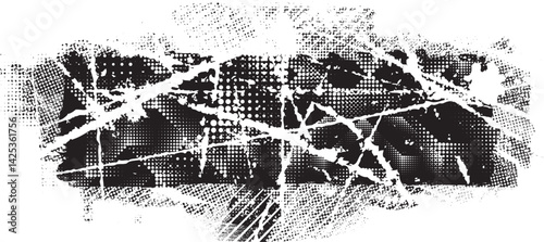 Grunge textured banner with rough edges. Speckled texture. Overlay grunge texture . Simply place texture over any object to create grunge effect . Banner with scratched surface for your design. 