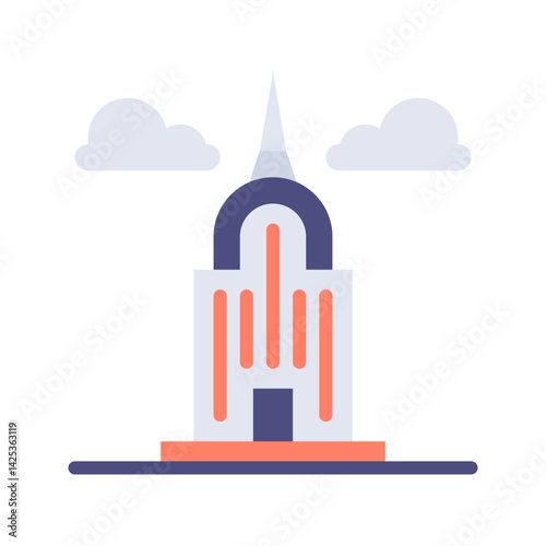 Newyork Fashion Week icon vector image. Suitable for mobile apps, web apps and print media.