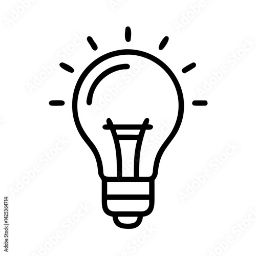 Icon of a Light Bulb