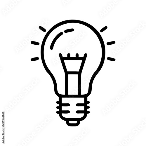 Icon of a Light Bulb