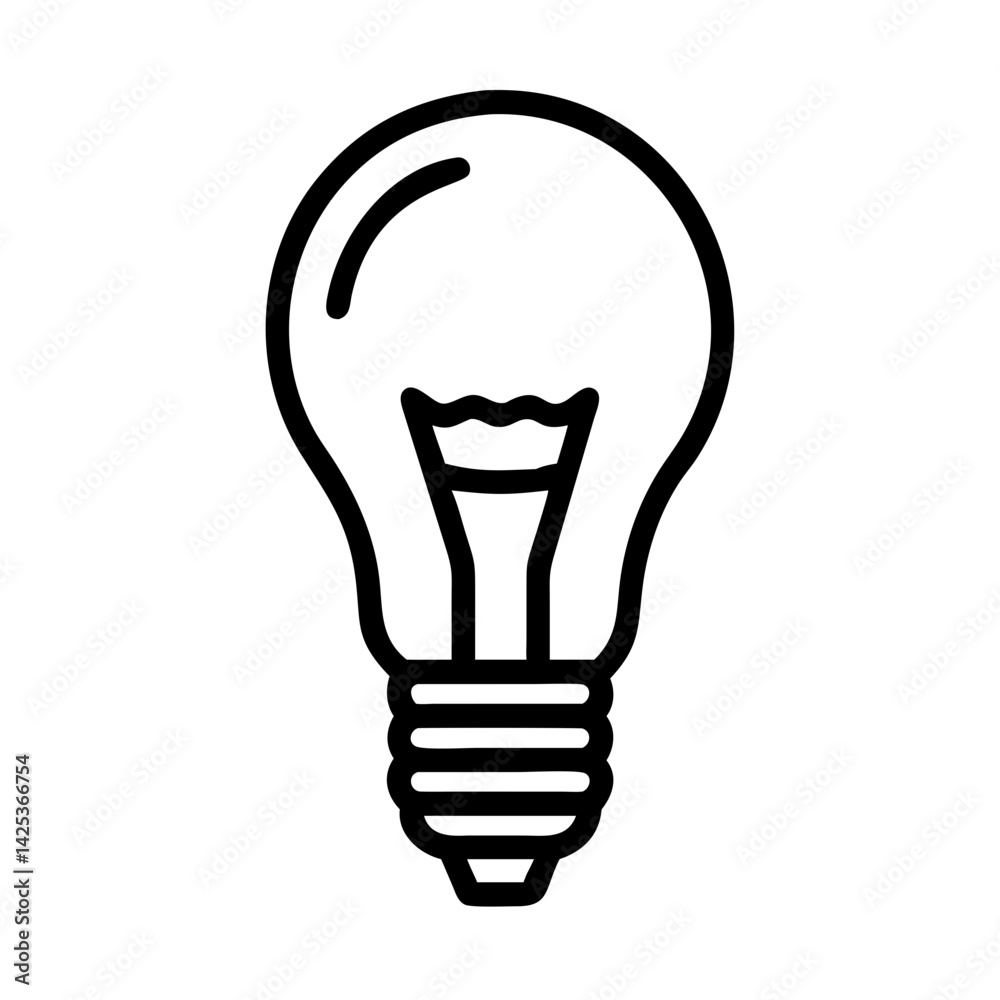 Icon of a Light Bulb Icon of a Light Bulb