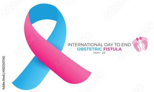 International Day to End Obstetric Fistula. background, banner, card, poster, template. Vector illustration.