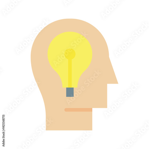 Think Big icon vector image. Suitable for mobile apps, web apps and print media.