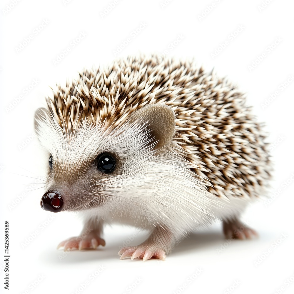 Obraz premium Tiny hedgehog, cute, adorable, pet