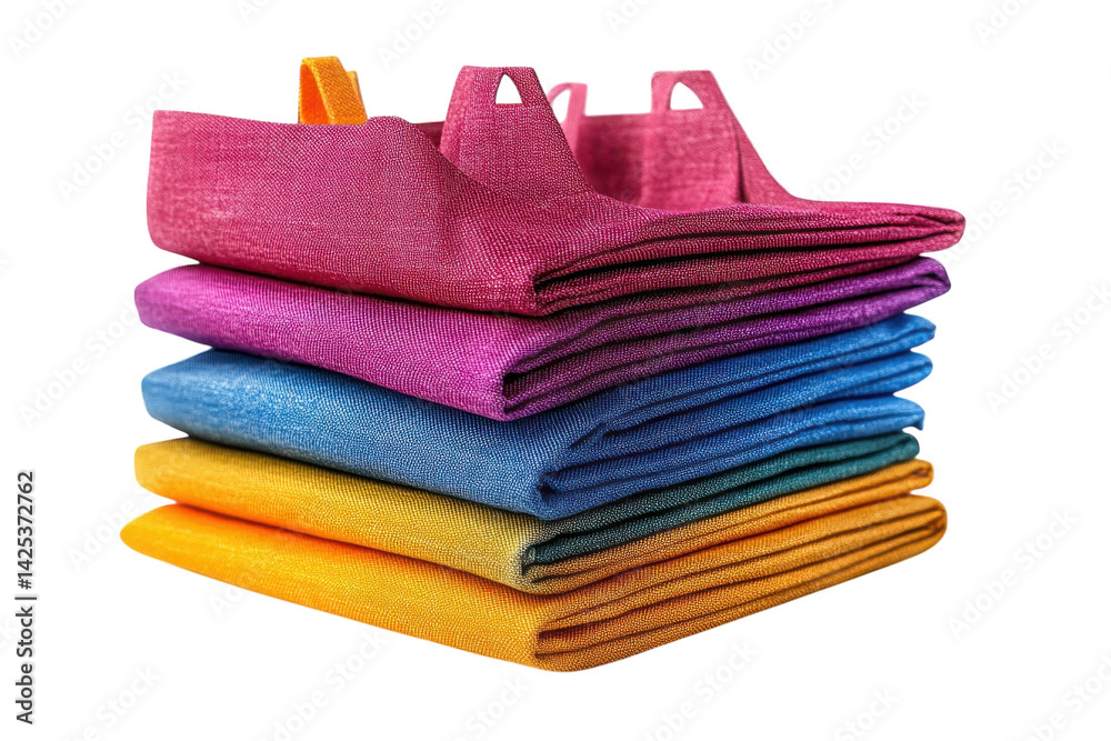 Stack of vibrant sparkly fabrics in rich jewel tones against a black background showcasing luxurious textures and shimmering colors perfect on transparent background Stack of vibrant sparkly fabrics in rich jewel tones against a black background showcasing luxurious textures and shimmering colors perfect on transparent background