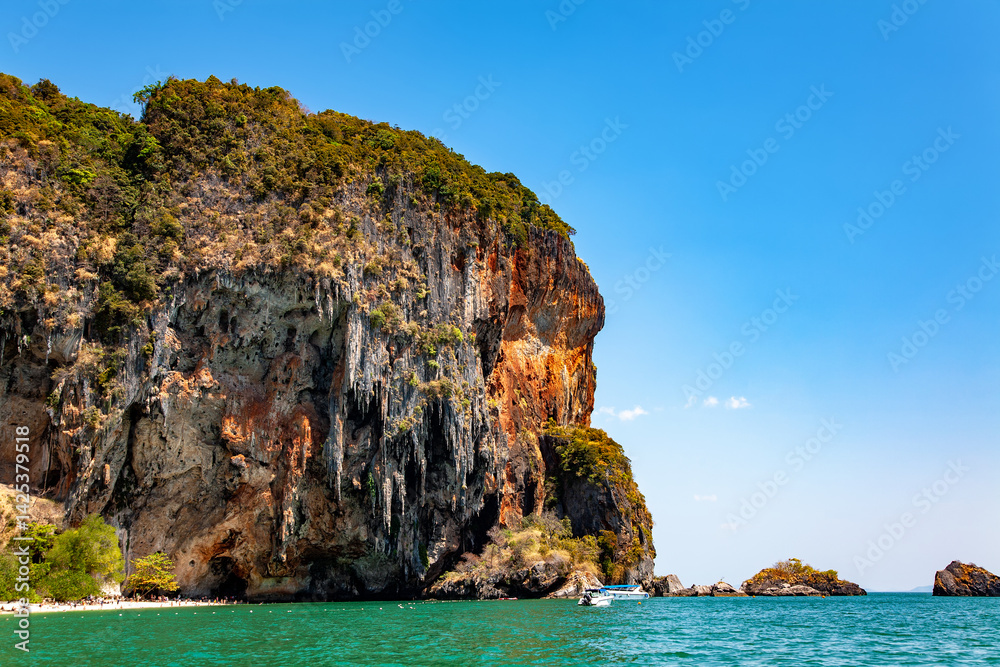 Obraz premium Ao Phra Nang Beach, Krabi Province, Thailand.