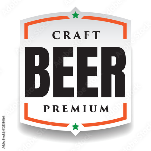 Beer Label sticker brewery