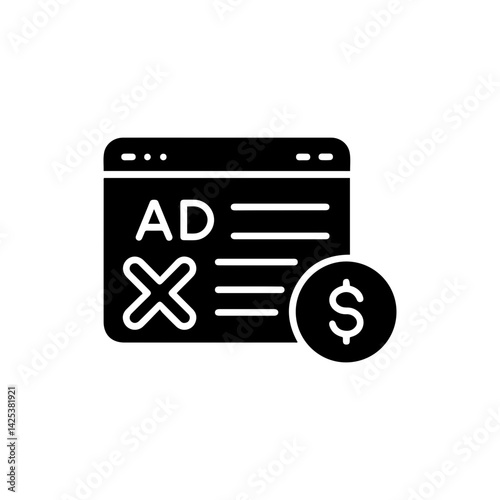 Ad Popup Window with Close Button and Dollar
