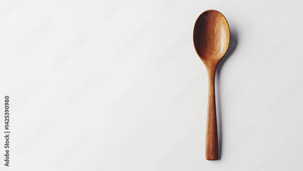 Wooden spoon on white background, ready for use (1) Wooden spoon on white background, ready for use (1)