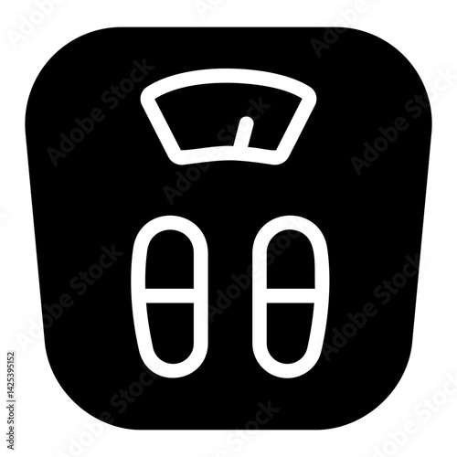 weight scale Solid icon