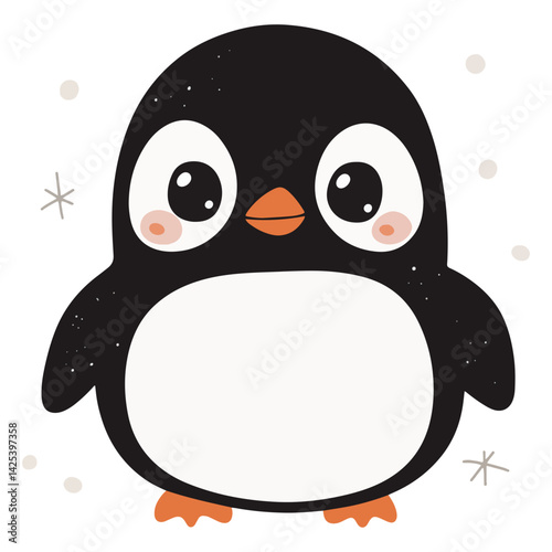 penguin, animal, vector, transparent background