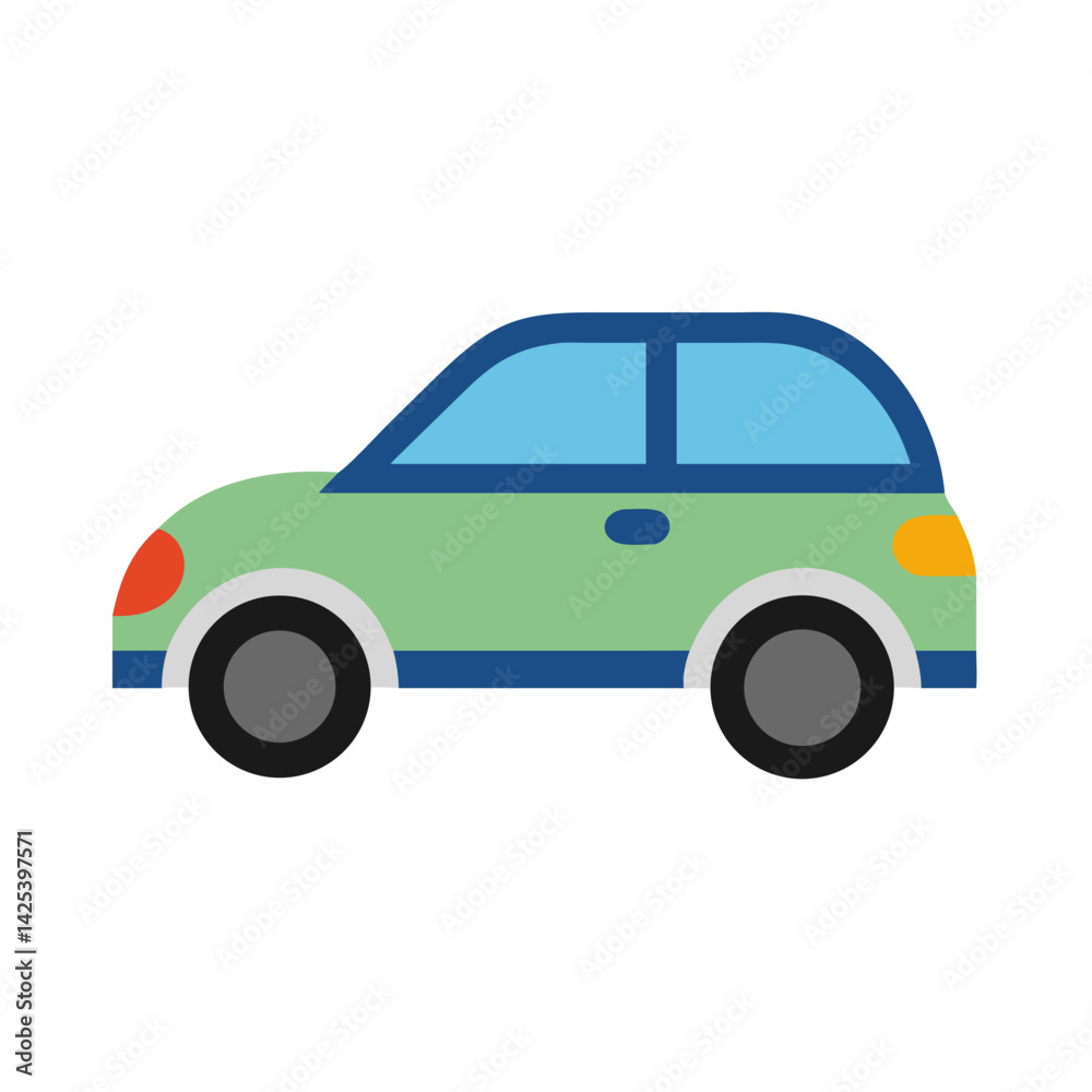Cartoon car vector illustration on black background graphic Cartoon car vector illustration on black background graphic