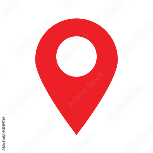 red map pointer icon
