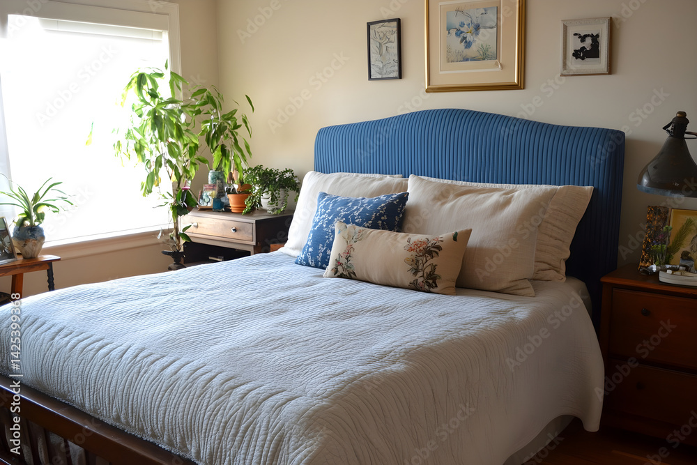 Fototapeta premium bed in bedroom