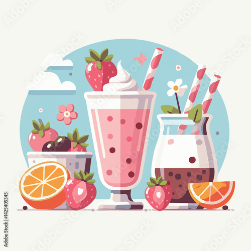 yogurt, fruit, smoothie, fresh, diet, healthy, food, dessert, summer, breakfast, sweet, milk, delicious, milkshake, glass, organic, drink, shake, strawberry, background, cocktail, beverage, berry, dai