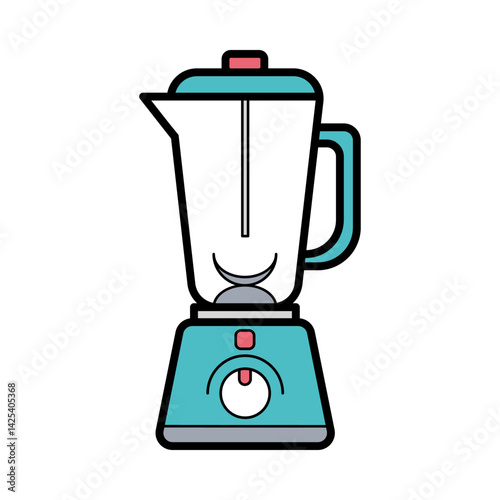 electric blender vector illustration - mixer kitchen appliance icon