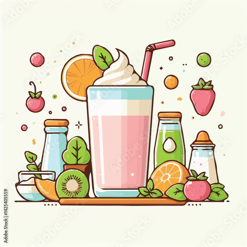 yogurt, fruit, smoothie, fresh, diet, healthy, food, dessert, summer, breakfast, sweet, milk, delicious, milkshake, glass, organic, drink, shake, strawberry, background, cocktail, beverage, berry, dai