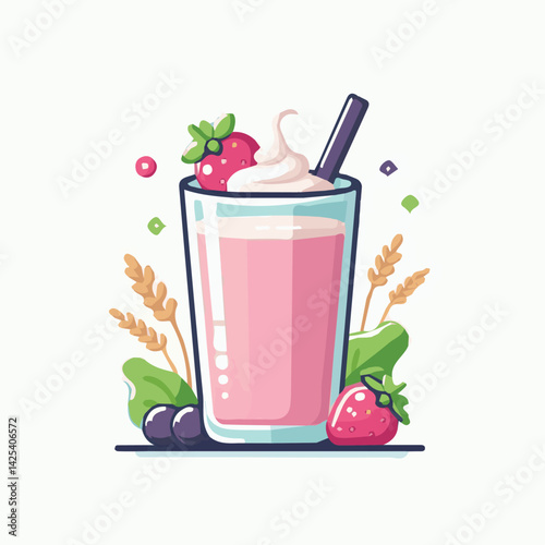 yogurt, fruit, smoothie, fresh, diet, healthy, food, dessert, summer, breakfast, sweet, milk, delicious, milkshake, glass, organic, drink, shake, strawberry, background, cocktail, beverage, berry, dai