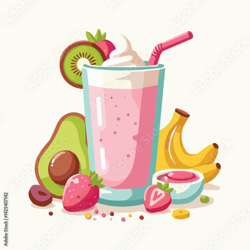 yogurt, fruit, smoothie, fresh, diet, healthy, food, dessert, summer, breakfast, sweet, milk, delicious, milkshake, glass, organic, drink, shake, strawberry, background, cocktail, beverage, berry, dai