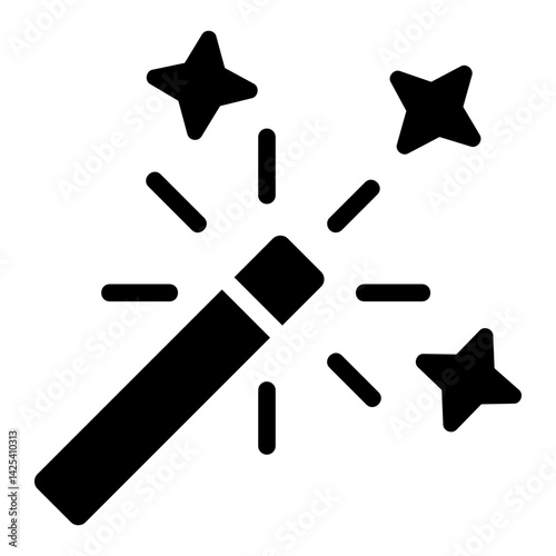 magic wand Solid icon