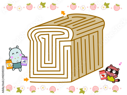 食パンの迷路
