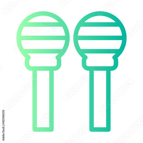 maracas gradient icon