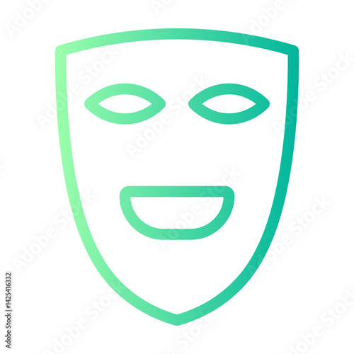 mask gradient icon